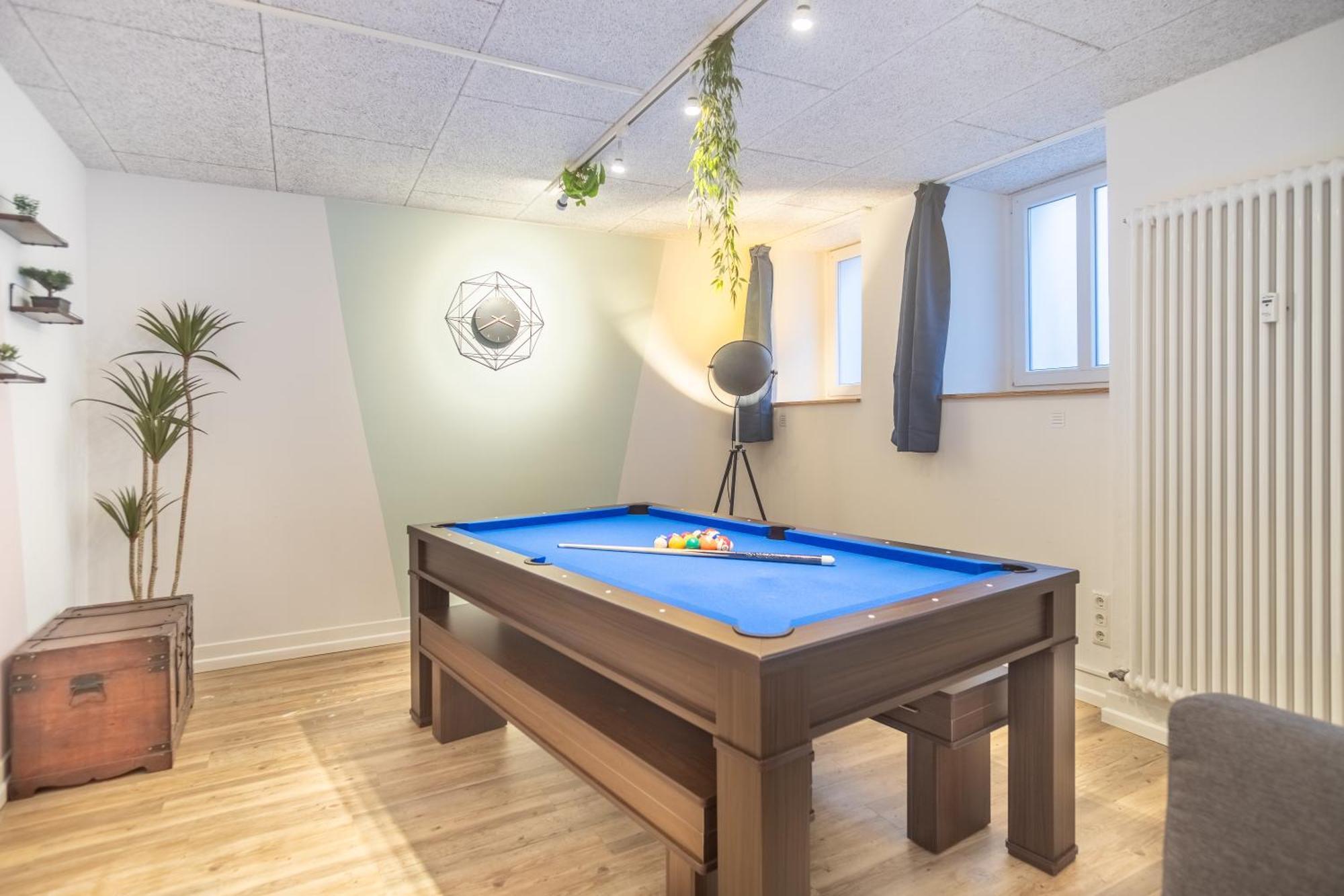 ライプツィヒPool Table Heaven, Workstation, 4K Tv, Netflixアパートメント エクステリア 写真