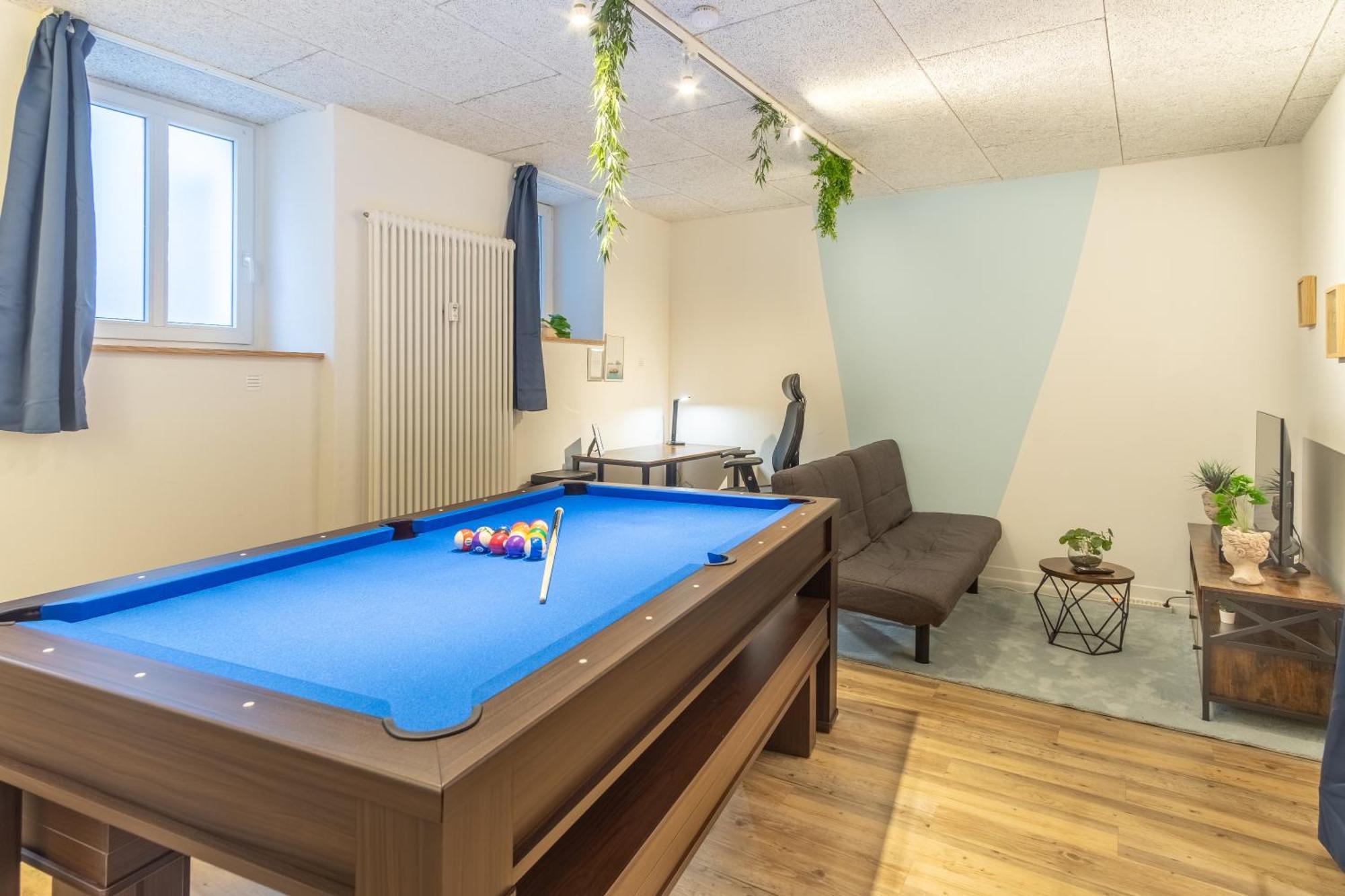 ライプツィヒPool Table Heaven, Workstation, 4K Tv, Netflixアパートメント エクステリア 写真