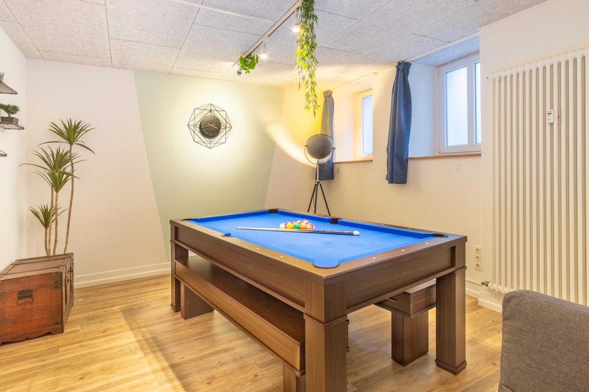 ライプツィヒPool Table Heaven, Workstation, 4K Tv, Netflixアパートメント エクステリア 写真